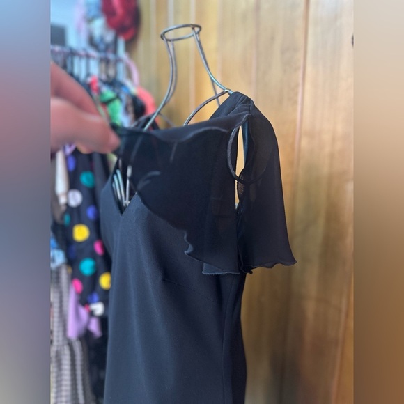 VINTAGE y2k black gown, size 16 - Picture 6 of 12